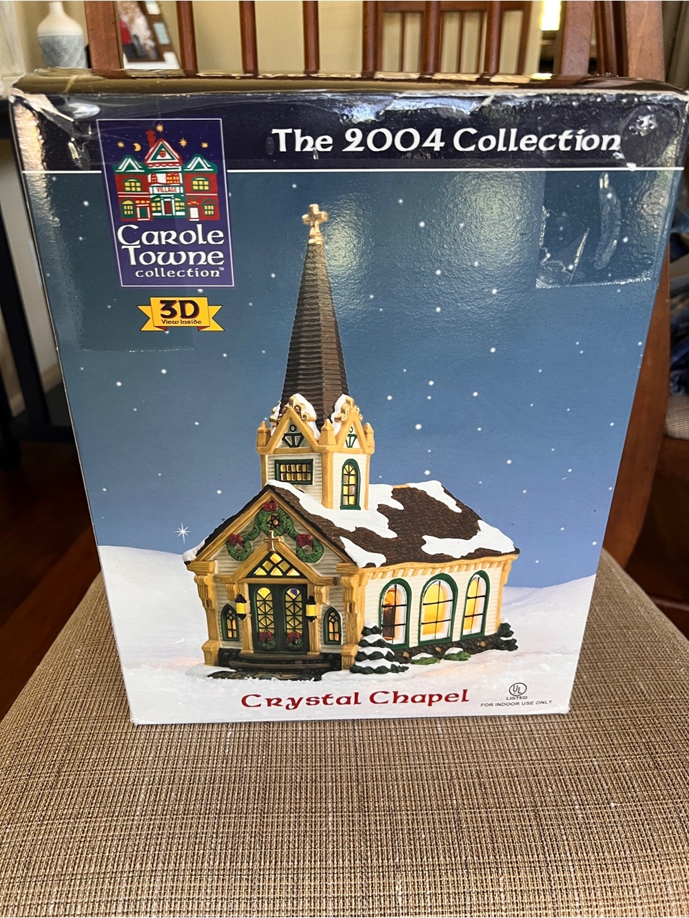 Carole Towne 'Crystal Chapel' 2004 Collection Christmas Village